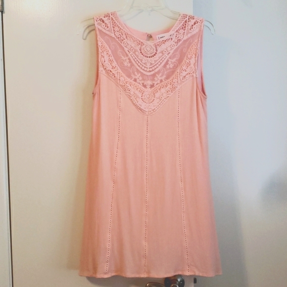 Saved By The Dress Dresses & Skirts - SBTD Crochet Top Sleeveless Dress